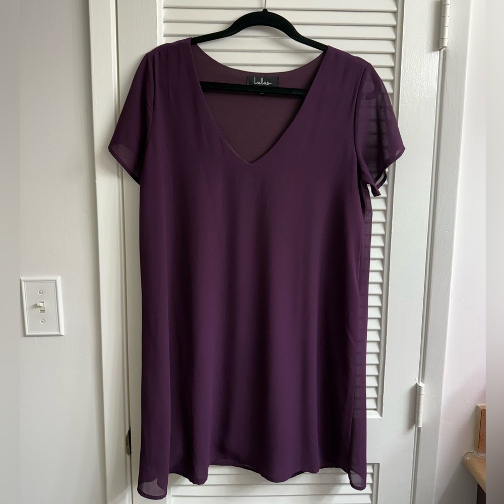 Lulu's Purple Shift Dress